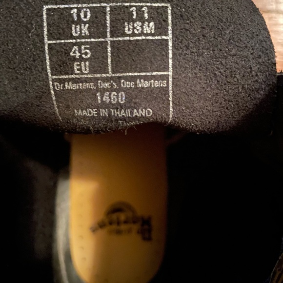 Dr. Martens 1460 Smooth Black Boots – Men’s 11 / UK 10 - Picture 5 of 5